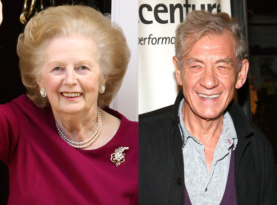 Margaret Thatcher, Ian McKellen Margaret Thatcher, Ian McKellen